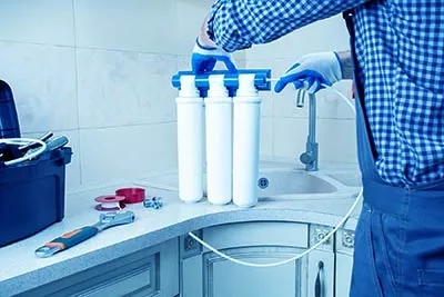 Water Filter Component Cleaning